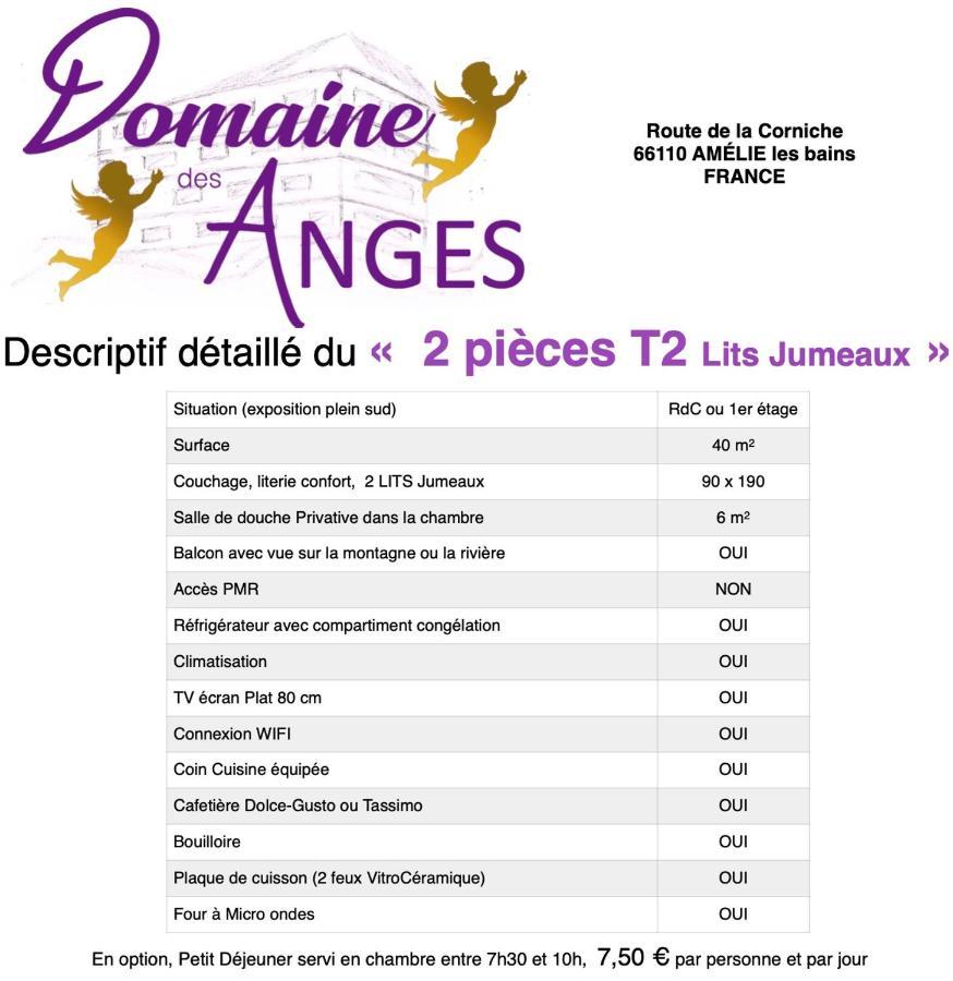 Domaine Des Anges Aparthotel Amélie-les-Bains-Palalda Exterior photo